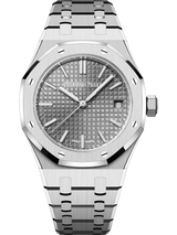 Audemars Piguet Royal Oak Grey Dial Silver Steel Strap Watch for Men - 15550ST.OO.1356ST.03
