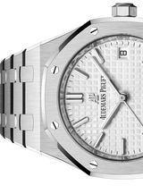 Audemars Piguet Royal Oak Automatic White Dial Silver Steel Strap Watch for Women - 77350ST.OO.1261ST.01