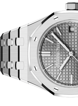 Audemars Piguet Royal Oak Grey Dial Silver Steel Strap Watch for Men - 15550ST.OO.1356ST.03