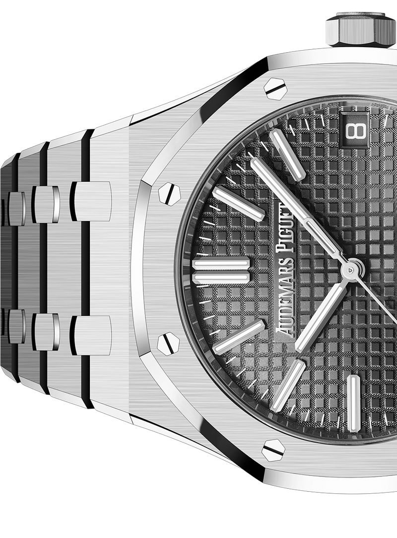 Audemars Piguet Royal Oak Automatic Grey Dial Silver Steel Strap Watch for Men - 15510ST.OO.1320ST.05