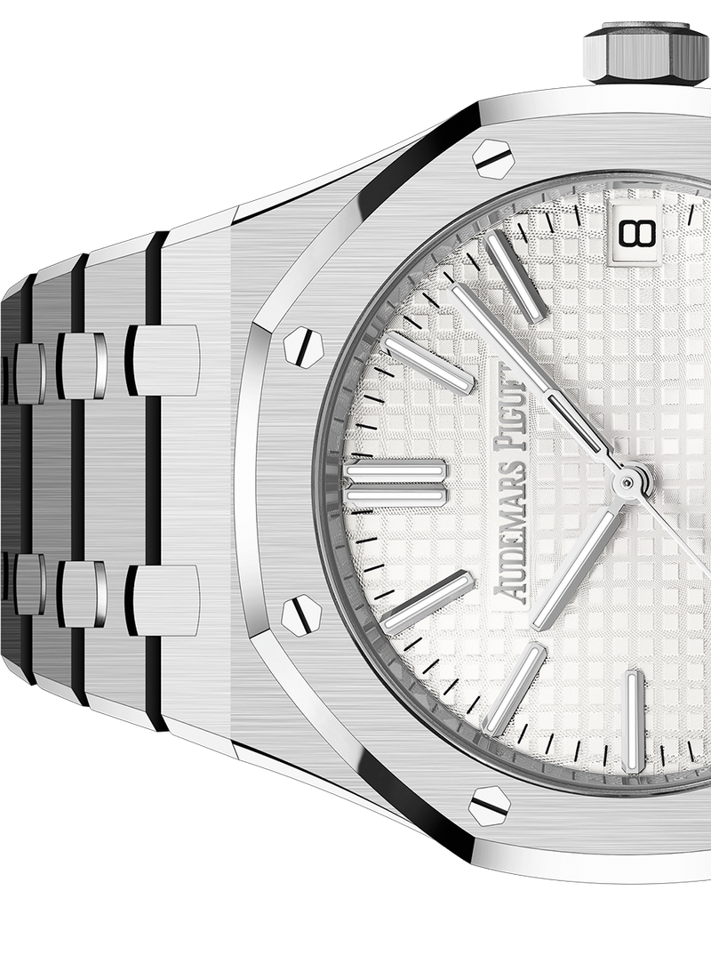 Audemars Piguet Royal Oak Automatic White Dial Silver Steel Strap Watch for Men - 15510ST.OO.1320ST.03