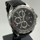 Shop Tag Heuer Formula 1 Calibre 16 Black Dial Black Leather Strap Watch for Men - CAZ2010.FT8024 in USA