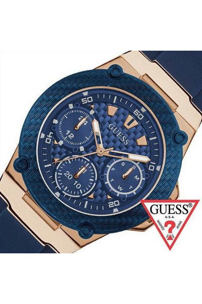 Guess Zena Blue Dial Blue Silicone Strap Watch For Women - W1049L2 Buy Now By Guess