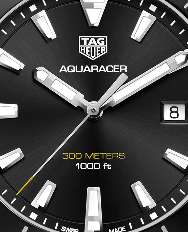 Tag Heuer Aquaracer Black Dial Watch for Men - WAY101A.FT6141 Buy Now By Tag Heuer
