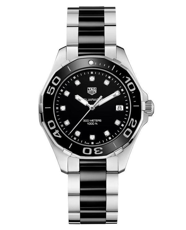 Shop Tag Heuer Aquaracer Black Dial Watch for Women - WAY131C.BA0913 in USA