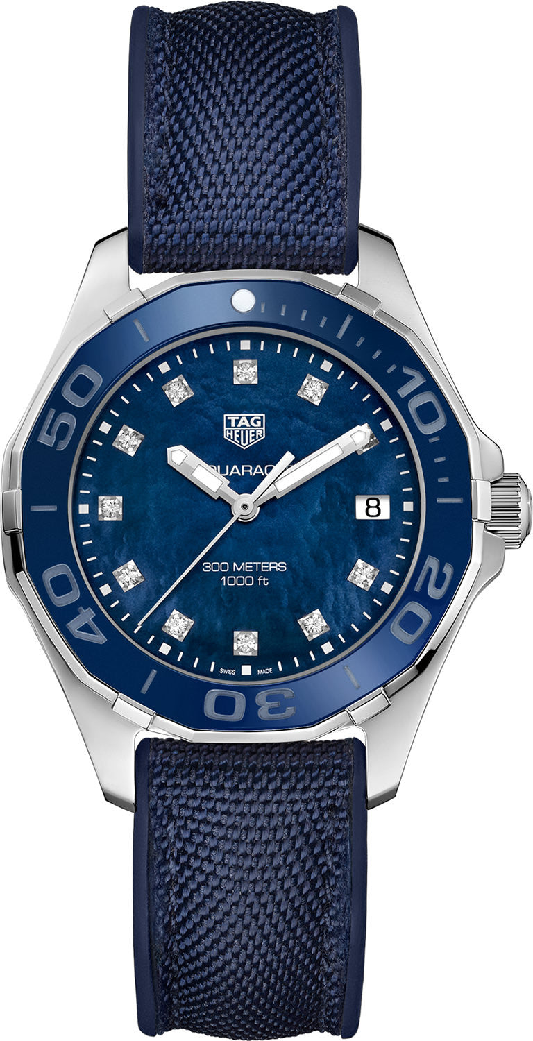 Tag Heuer Aquaracer Blue Mother of Pearl Dial Watch for Women - WAY131L.FT6091 Buy Now By Tag Heuer