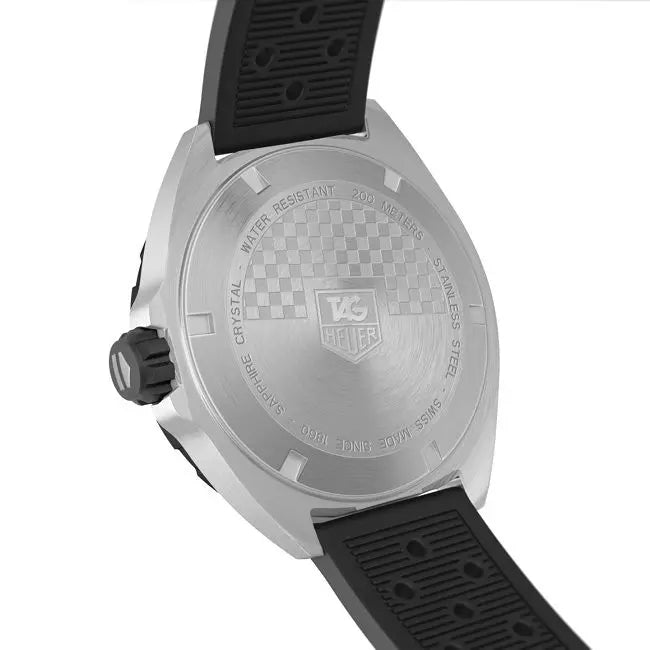 Tag Heuer Formula 1 Quartz Black Dial Black Rubber Strap Watch for Men - WAZ1110.FT8023 Buy Now By Tag Heuer
