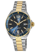 Shop Tag Heuer Formula 1 Analog Blue Dial Two Tone Steel Strap Watch for Men - WAZ1120.BB0879 in USA