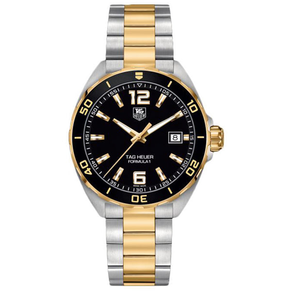 Tag Heuer Formula 1 Quartz Black Dial Two Tone Steel Strap Watch for Men - WAZ1121.BB0879 Buy Now By Tag Heuer