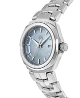 Shop Tag Heuer Link Quartz Mother of Pearl Dial Silver Steel Strap Watch for Women - WBC1311.BA0600 in USA