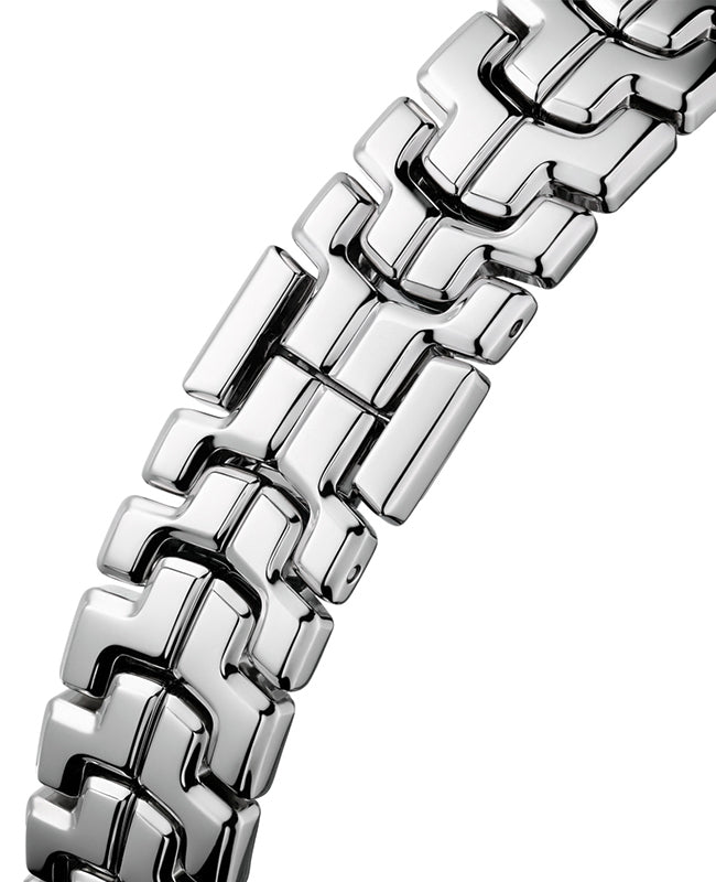 Shop Tag Heuer Link Quartz Diamonds Black Dial Silver Steel Strap Watch for Men - WBC131G.BA0649 in USA