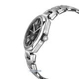 Shop Tag Heuer Link Quartz Black Dial Silver Steel Strap Watch for Women - WBC2110.BA0603 in USA
