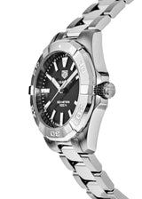 Shop Tag Heuer Aquaracer Black Dial Silver Steel Strap Watch for Women - WBD1310.BA0740 in USA