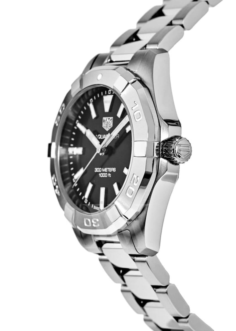 Shop Tag Heuer Aquaracer Black Dial Silver Steel Strap Watch for Women - WBD1310.BA0740 in USA
