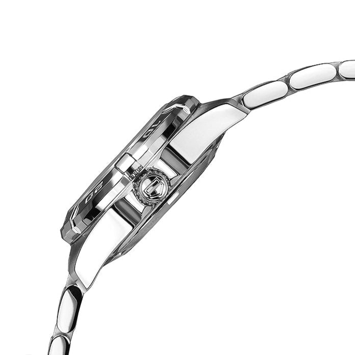 Tag Heuer Aquaracer Diamonds Mother of Pearl Dial Silver Steel Strap Watch for Women - WBD1414.BA0741 Buy Now By Tag Heuer