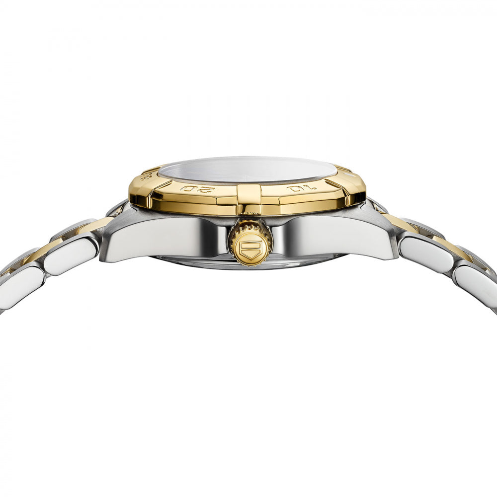 Tag Heuer Aquaracer Mother of Pearl Dial Two Tone Steel Strap Watch for Men - WBD1420.BB0321