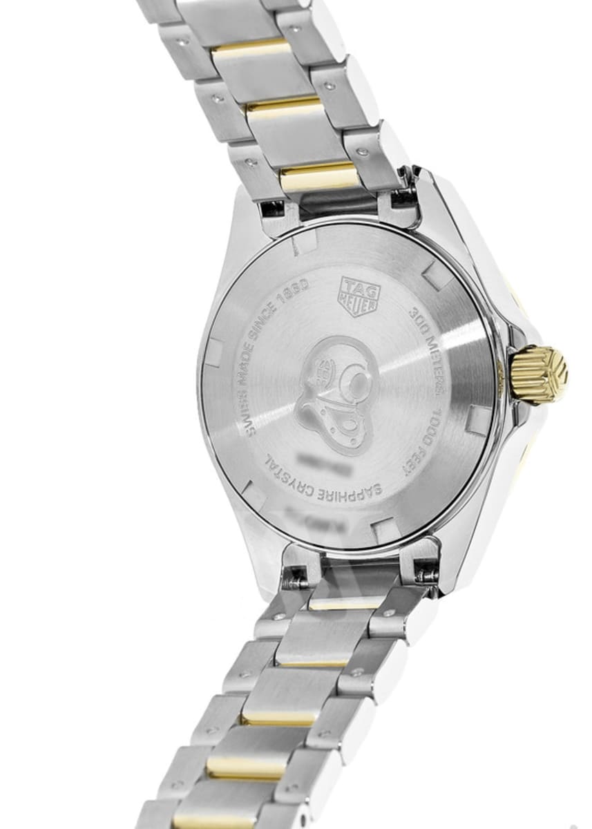 Tag Heuer Aquaracer Diamonds Mother of Pearl Dial Two Tone Steel Strap Watch for Men - WBD1422.BB0321