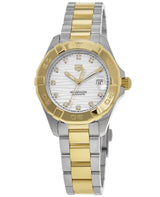 Tag Heuer Aquaracer Automatic Diamonds Silver Dial Two Tone Steel Strap Watch for Women - WBD2321.BB0320 Buy Now By Tag Heuer
