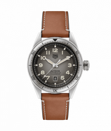 Tag Heuer Autavia Isograph Grey Dial Calfskin Brown Leather Strap Watch for Men - WBE5111.FC8267 Buy Now By Tag Heuer