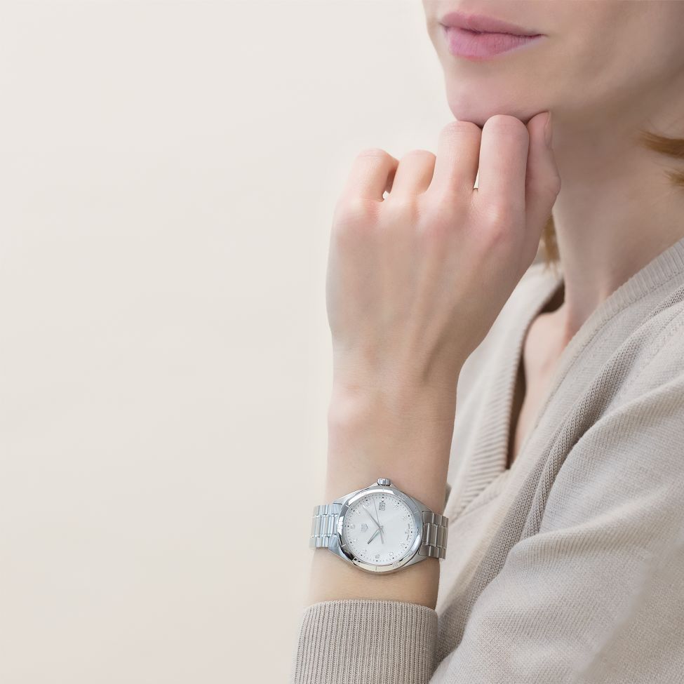 Tag Heuer Formula 1 Diamonds Mother of Pearl White Dial Watch for Women - WBJ1319.BA0666