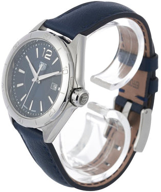 Shop Tag Heuer Formula 1 Quartz Blue Dial Blue Leather Strap Watch for Women - WBJ1412.FC8233 in USA