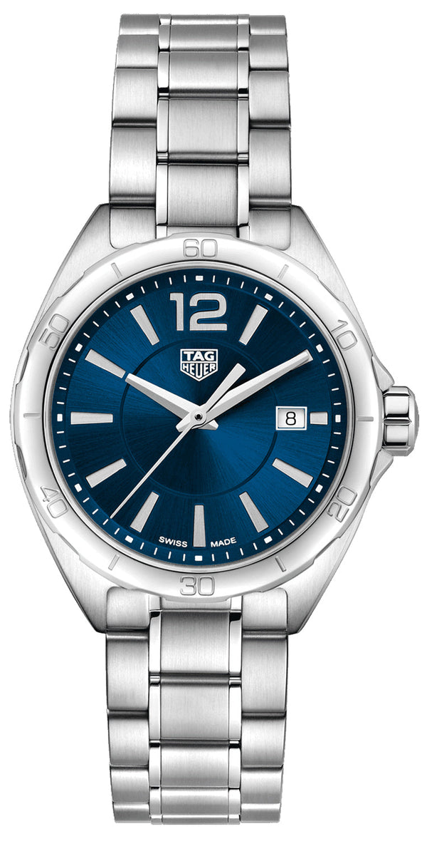 Shop Tag Heuer Formula 1 Quartz Blue Dial Silver Steel Strap Watch for Women - WBJ1412.BA0664 in USA