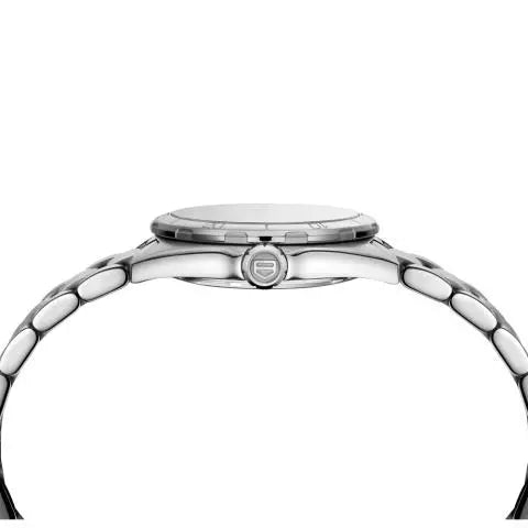 Shop Tag Heuer Formula 1 Quartz Mother of Pearl White Dial Silver Steel Strap Watch for Women - WBJ1418.BA0664 in USA
