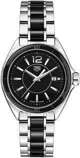 Shop Tag Heuer Formula 1 Quartz Black Dial Two Tone Steel Strap Watch for Women - WBJ141AA.BA0973 in USA