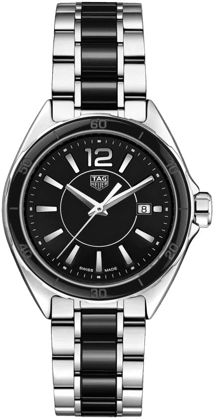 Shop Tag Heuer Formula 1 Quartz Black Dial Two Tone Steel Strap Watch for Women - WBJ141AA.BA0973 in USA