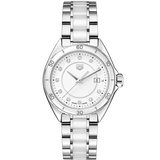 Shop Tag Heuer Formula 1 Diamonds White Dial Two Tone Steel Strap Watch for Women - WBJ141AD.BA0974 in USA