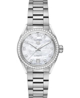 Tag Heuer Carrera Date Diamonds Mother of Pearl Dial Silver Steel Strap Watch for Women - WBN2414.BA0621 Buy Now By Tag Heuer