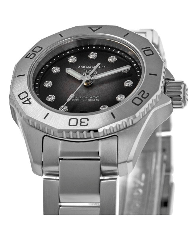 Tag Heuer Aquaracer Professional 200 Automatic Black Dial Silver Steel Strap Watch for Men - WBP2410.BA0622 Buy Now By Tag Heuer