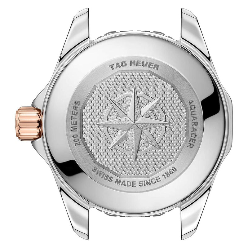 Tag Heuer Aquaracer Professional 200 Automatic Diamonds Black Dial Black Rubber Strap Watch for Women - WBP2451.FT6200 Buy Now By Tag Heuer