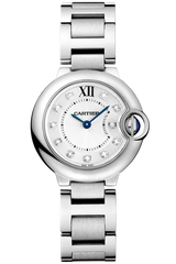 Cartier Ballon Bleu de Cartier Diamonds Silver Dial Silver Steel Strap Watch for Women - WE902073 Buy Now By Cartier