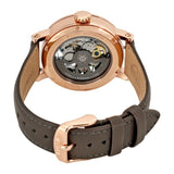 Fossil Boyfriend Automatic Skeleton Grey Dial Grey Leather Strap Watch for Women - ME3089 Buy Now By Fossil