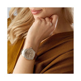 Shop Hugo Boss Premiere Rose Gold Dial with DIamonds Rose Gold Steel Strap Watch for Women - 1502443 in USA