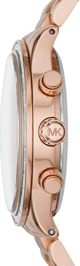 Michael Kors Brinkley Rose Gold Dial Rose Gold Steel Strap Watch for Women - MK6204 Buy Now By Michael Kors