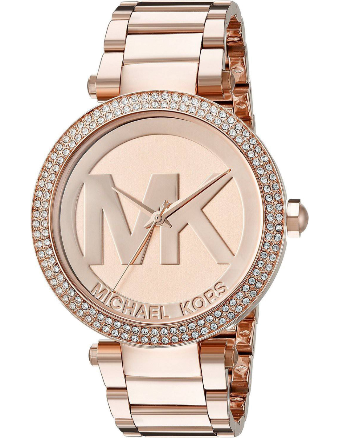 Michael Kors Parker Rose Gold Dial Rose Gold Steel Strap Watch for Women - MK5865