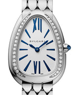 Bvlgari Serpenti Seduttori Diamonds White Gold Dial White Gold Steel Strap Watch for Women - SERPENTI103148