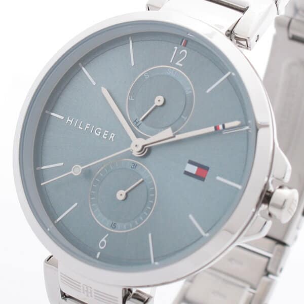 Shop Tommy Hilfiger Angela Blue Dial Silver Steel Strap Watch for Women - 1782126 in USA