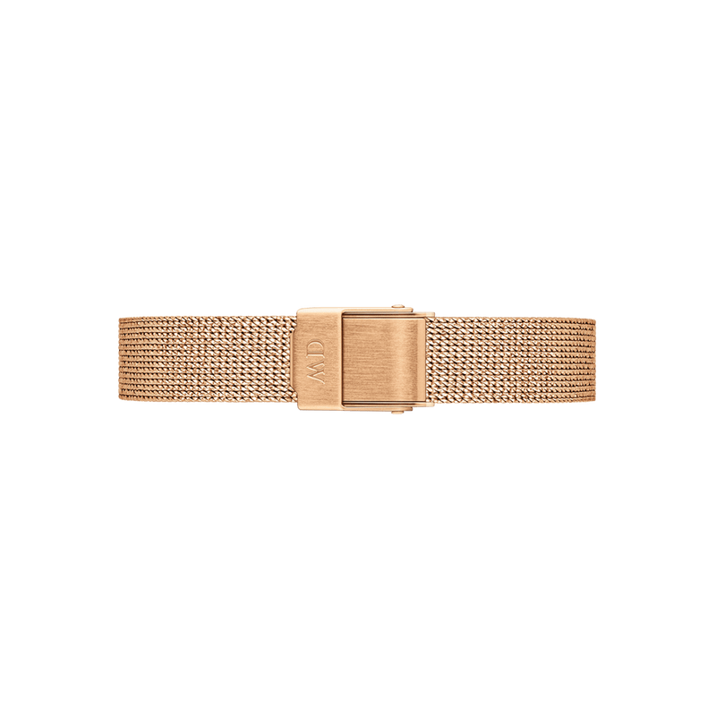Daniel Wellington Quadro Unitone Rose Gold Dial Rose Gold Mesh Strap Watch For Women - DW00100484 Buy Now By Daniel Wellington