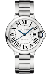 Cartier Ballon Bleu De Cartier Silver Dial Silver Steel Strap Watch for Women - WSBB0048