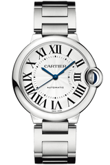 Cartier Ballon Bleu De Cartier Silver Dial Silver Steel Strap Watch for Women - WSBB0048