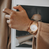 Daniel Wellington Iconic Link White Dial Gold Steel Strap Watch For Men - DW00100343 Buy Now By Daniel Wellington