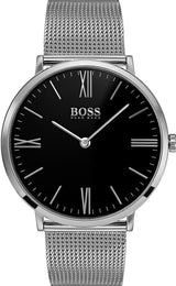 Hugo Boss Jackson Quartz Black Dial Silver Mesh Bracelet Watch For Men - 1513514 Buy Now By Hugo Boss