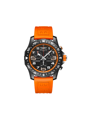 Breitling Endurance Pro Black Dial Orange Rubber Strap Watch for Men - X82310A51B1S1