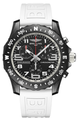Breitling Endurance Pro Black Dial White Rubber Strap Watch for Men - X82310A71B1S1