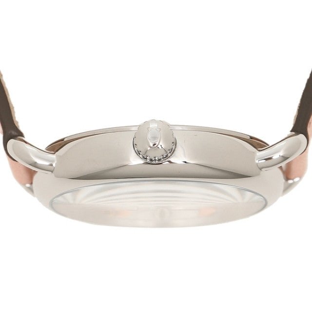 Shop Coach Tatum White Dial Pink Leather Strap Watch For Women - 14502799 in USA