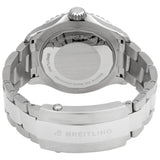 Breitling Superocean Automatic 44mm Black Dial Silver Steel Strap Watch for for Men - A17376211B1A1