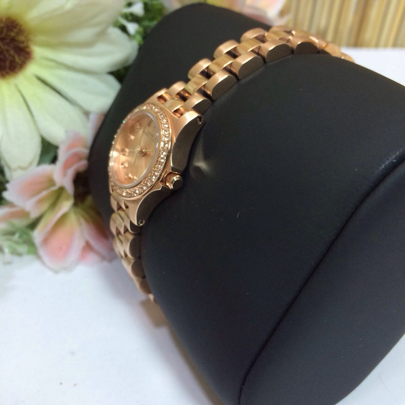 Marc Jacobs Henry Rose Gold Dial Rose Gold Steel Strap Watch for Women - MBM3278 Buy Now By Marc Jacobs